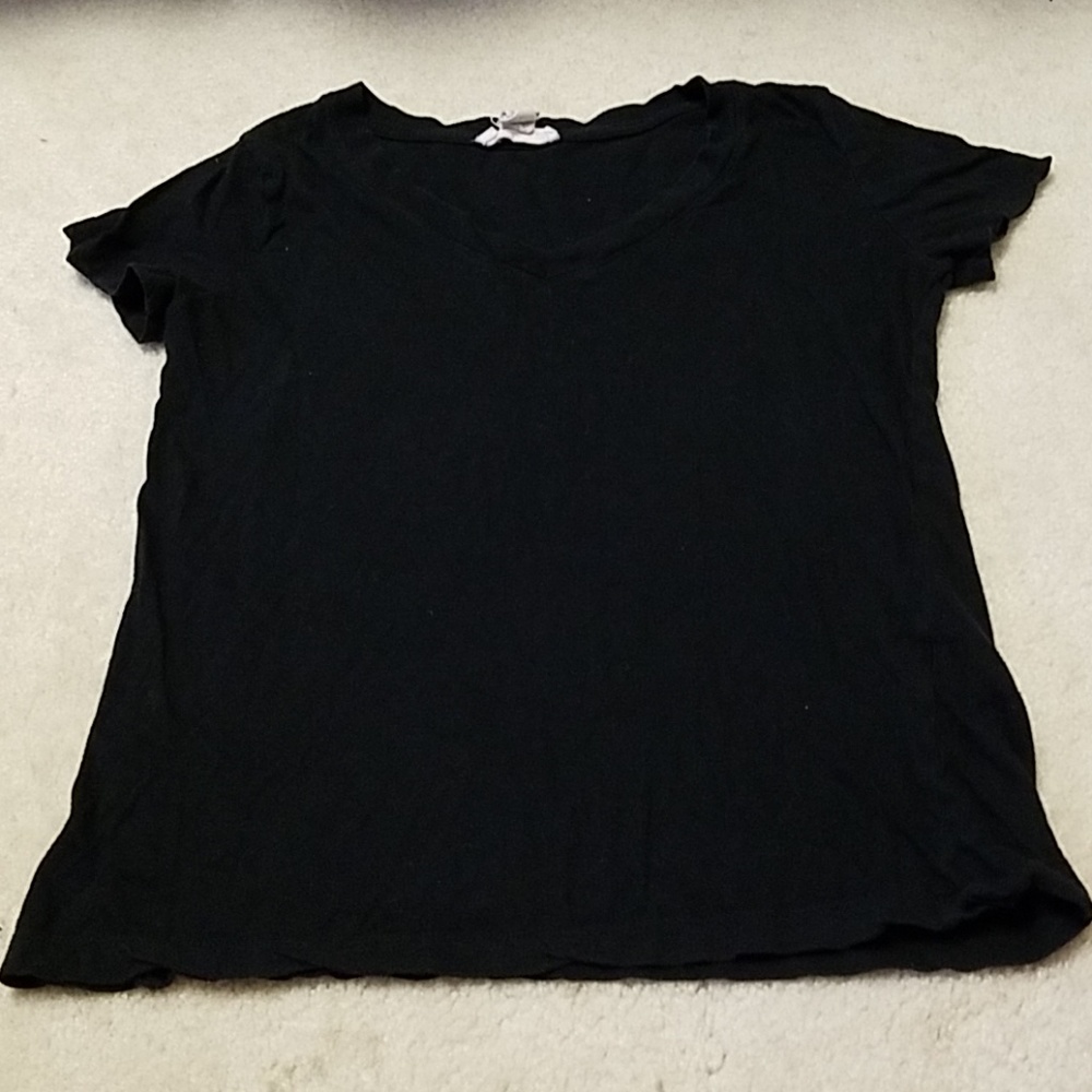 Casual Black Tee